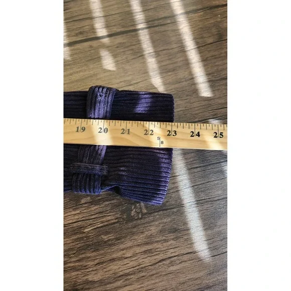 Gap Corduroy Trench Coat Small Deep Purple Vintage Y2K Academia Indie Classic - Picture 9 of 9